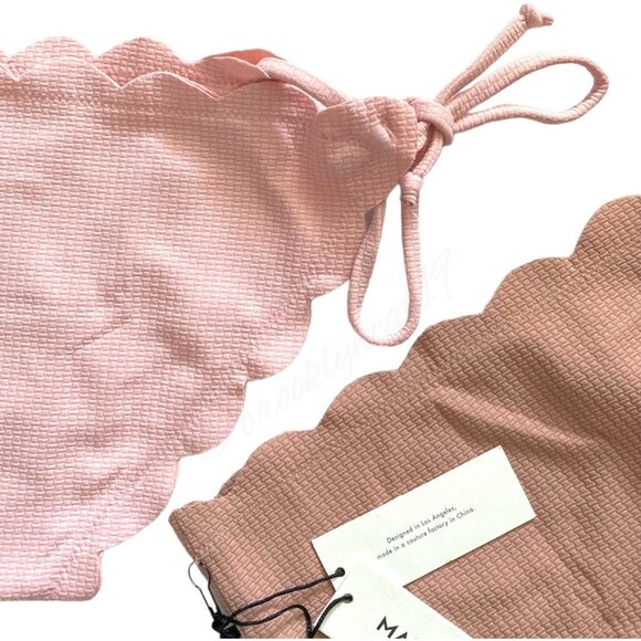 MARYSIA Swim Bottoms 2 Pc Bundle Pink Blush XS - Picture 6 of 10